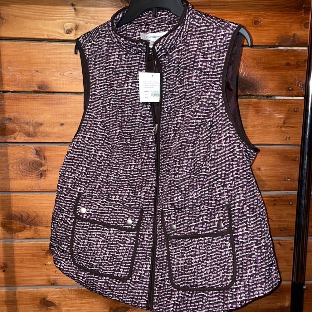 Croft & Barrow Purple Vest